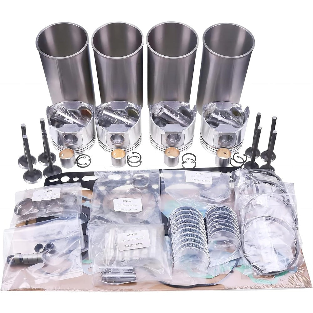Overhaul Rebuild Kit for Mitsubishi Engine K3F Tractor MC24 MC240 MC2450 MT20 MTE2000 - KUDUPARTS