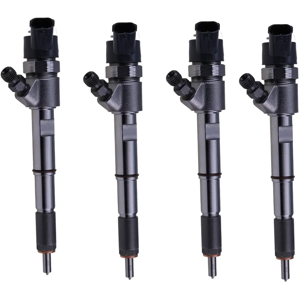 4Pcs Fuel Injector T412569 5801470098 for Perkins 854E-E34TA 854F-E34T Iveco F5HFL413 Engine New Holland C232 C238 L230 L225 - KUDUPARTS