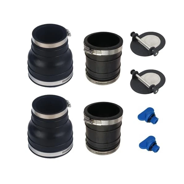 3" Exhaust Manifold Bellow Tube Kit 32-90949T 70981A3 for MerCruiser GM V6 V8 Wet Joint Sterndrive - KUDUPARTS