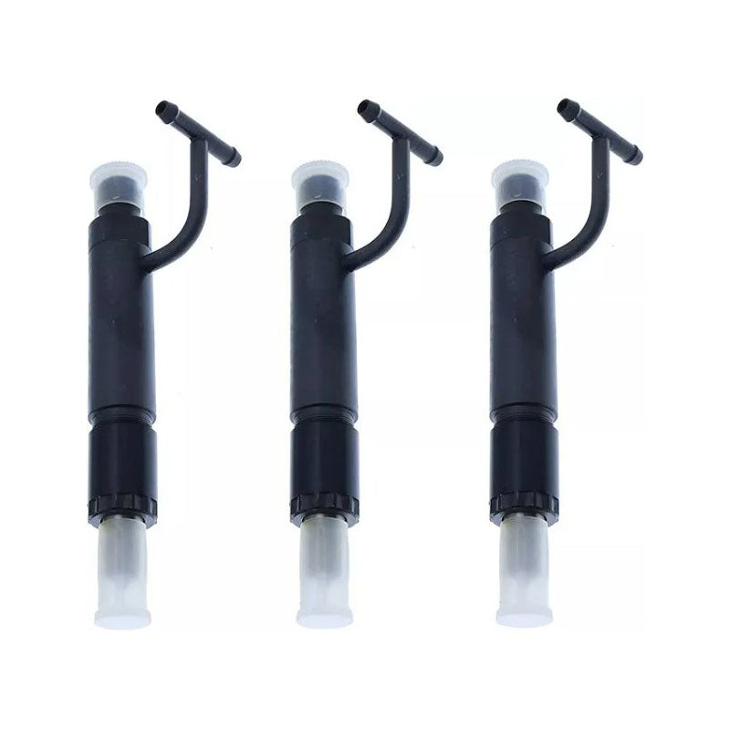 3 Fuel Injectors YM729245-53100 for Komatsu Engine 3D88E-5 S3D84E-5 S3D84-5 Excavator PC35R-8 PC35MR-2 - KUDUPARTS