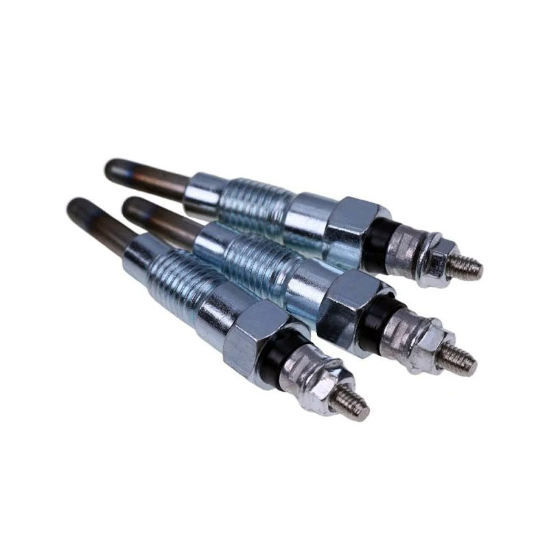 3 PCS Glow Plug YM129795-77800 for Komatsu Engine 2D68E-3A 3D63-1A 3D72-2B 3D74E-3C Excavator PC12R-8 PC15R-8 - KUDUPARTS