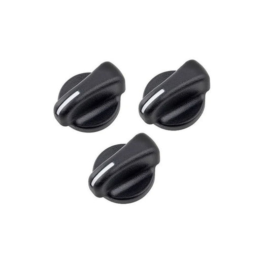 3 Pcs A/C Heater Control Knob 5011218AC for Jeep Wrangler Dodge Ram Van 1500 2500 3500 - KUDUPARTS