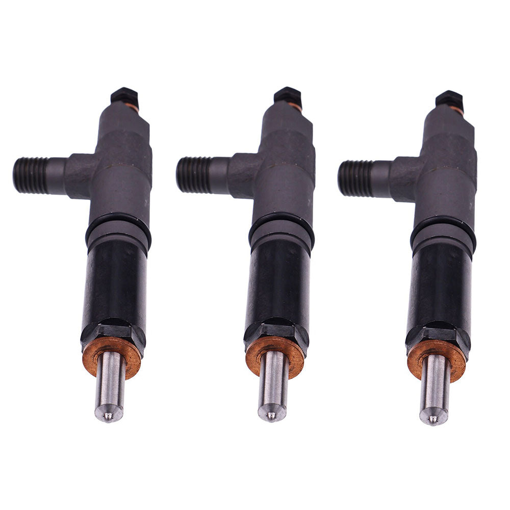 3 Pcs Fuel Injector 1G720-53002 1G720-53001 for Kubota Engine D1503 - KUDUPARTS