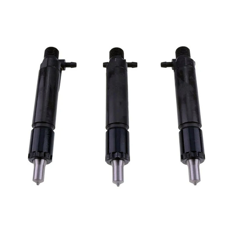 3 inyectores de combustible YM729500-53200 para motores Komatsu 3D78N-1A, 3D82AE-3E, 3D82AE-3G y 3D82E-3B, excavadora PC27R-8
