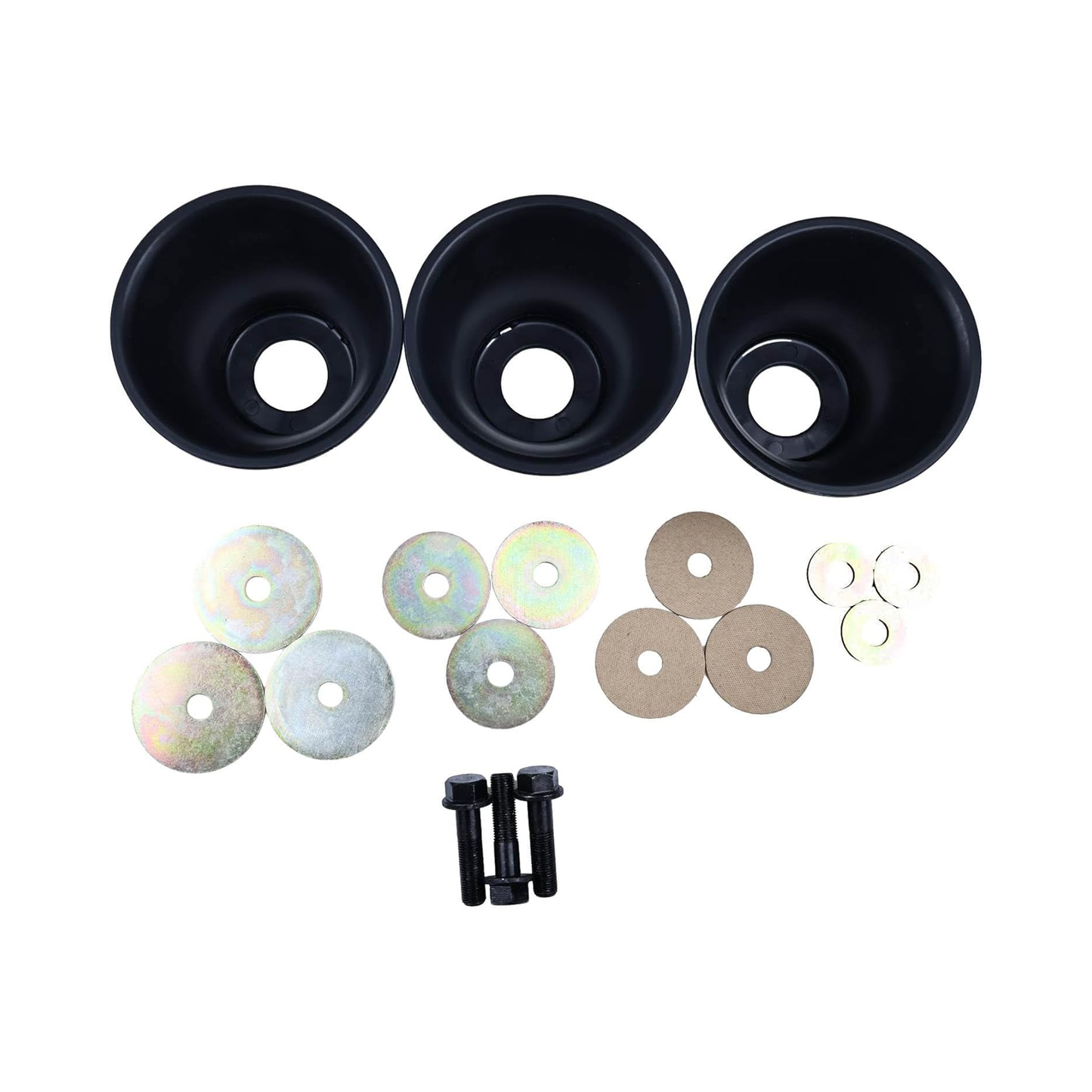 3 Pieces Deflector Cone & Washer Kit With Blade Bolt 423680 257061 257055 421200 243583 257057 for Grasshopper Mower
