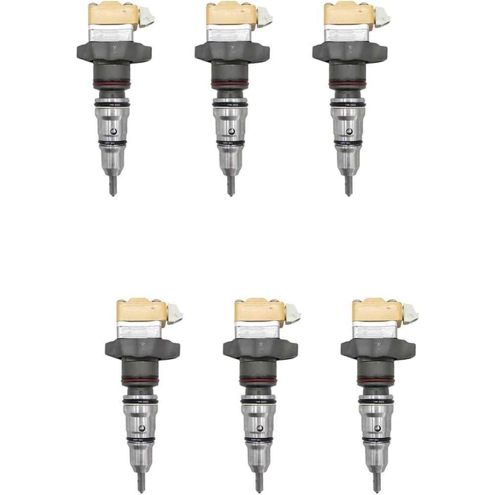 6 Pcs Fuel Injector 178-6432 for Caterpillar CAT Engine 3126 - KUDUPARTS