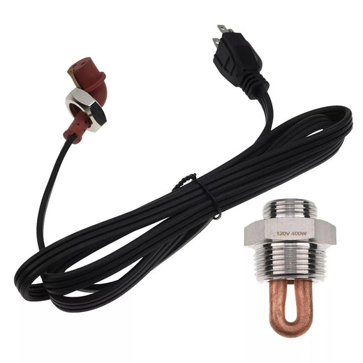 400W Heater for Kubota Engine V3300 V3300-E Tractor M6800 B L M Series - KUDUPARTS