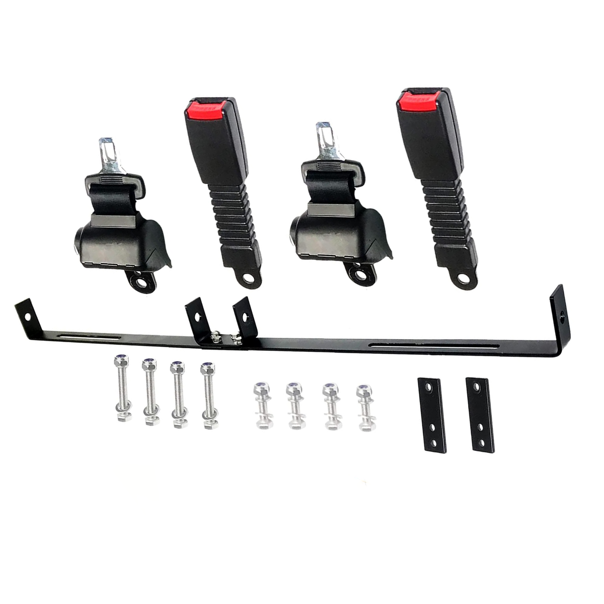42 Retractable Seat Belt with Bracket for Yamaha E-Z-GO TXT RXV Club Car DS EV Star Most Golf Cart - KUDUPARTS