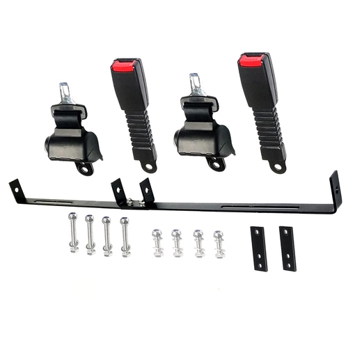 42 Retractable Seat Belt with Bracket for Yamaha E-Z-GO TXT RXV Club Car DS EV Star Most Golf Cart - KUDUPARTS