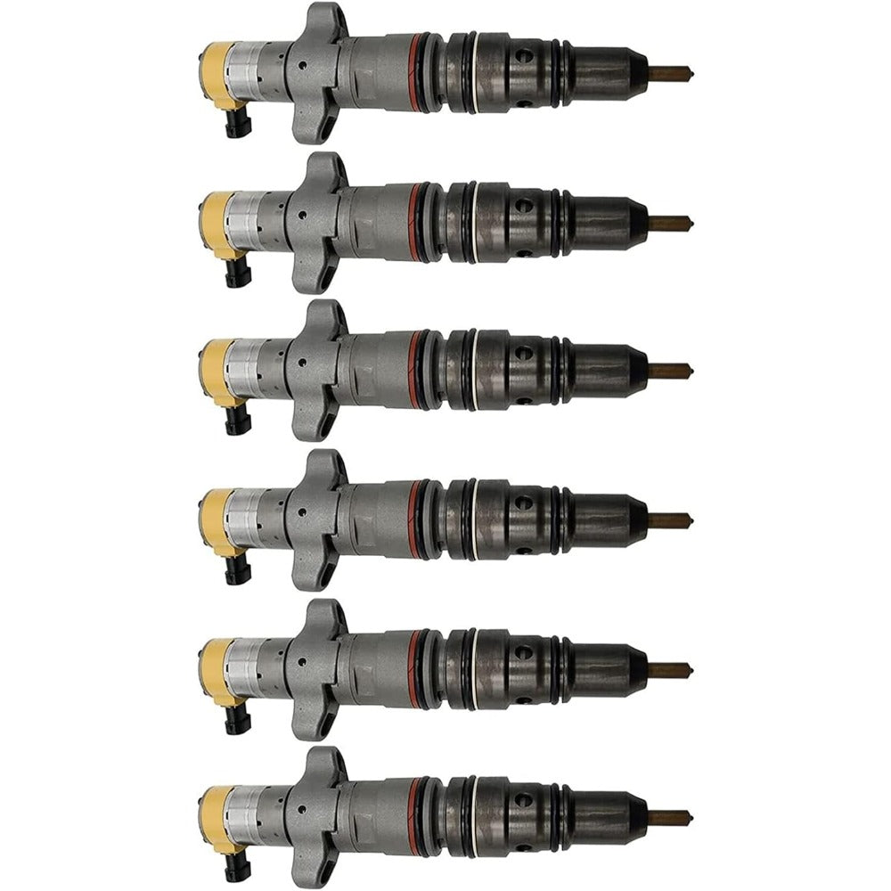 6 Pcs Fuel Injector 293-4068 for Caterpillar CAT Engine C9 C-9 - KUDUPARTS