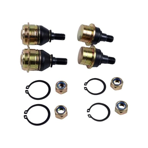 4 Pieces Front Suspension Upper Lower Ball Joint AM146066 AM142542 for Yanmar 3TNV70 Kawasaki FD620D Engine John Deere Utility Vehicle UV72 XUV 845E - KUDUPARTS