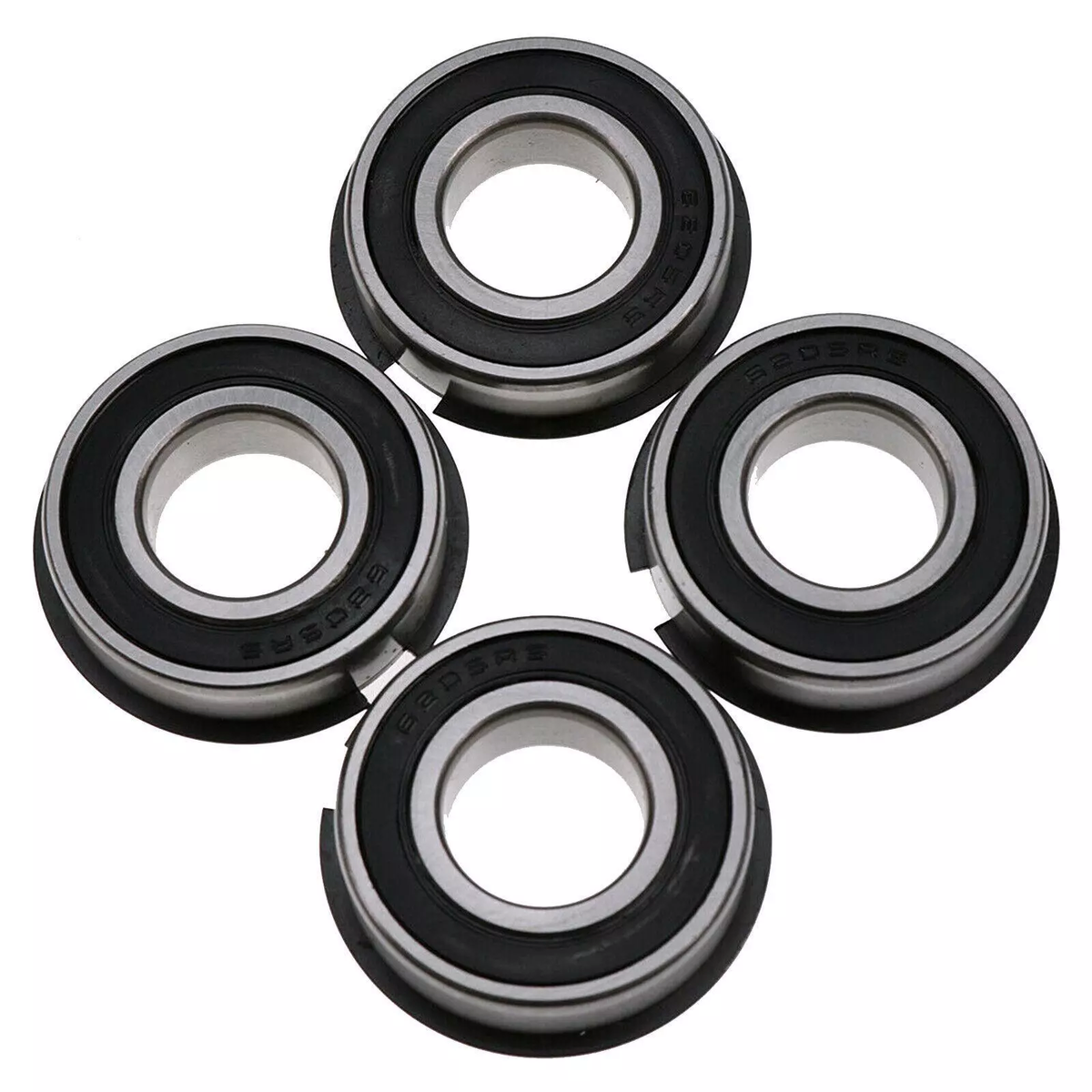 4 Pieces Front Wheel Bearing 410-0018-00 for Spartan Lawn Mower - KUDUPARTS