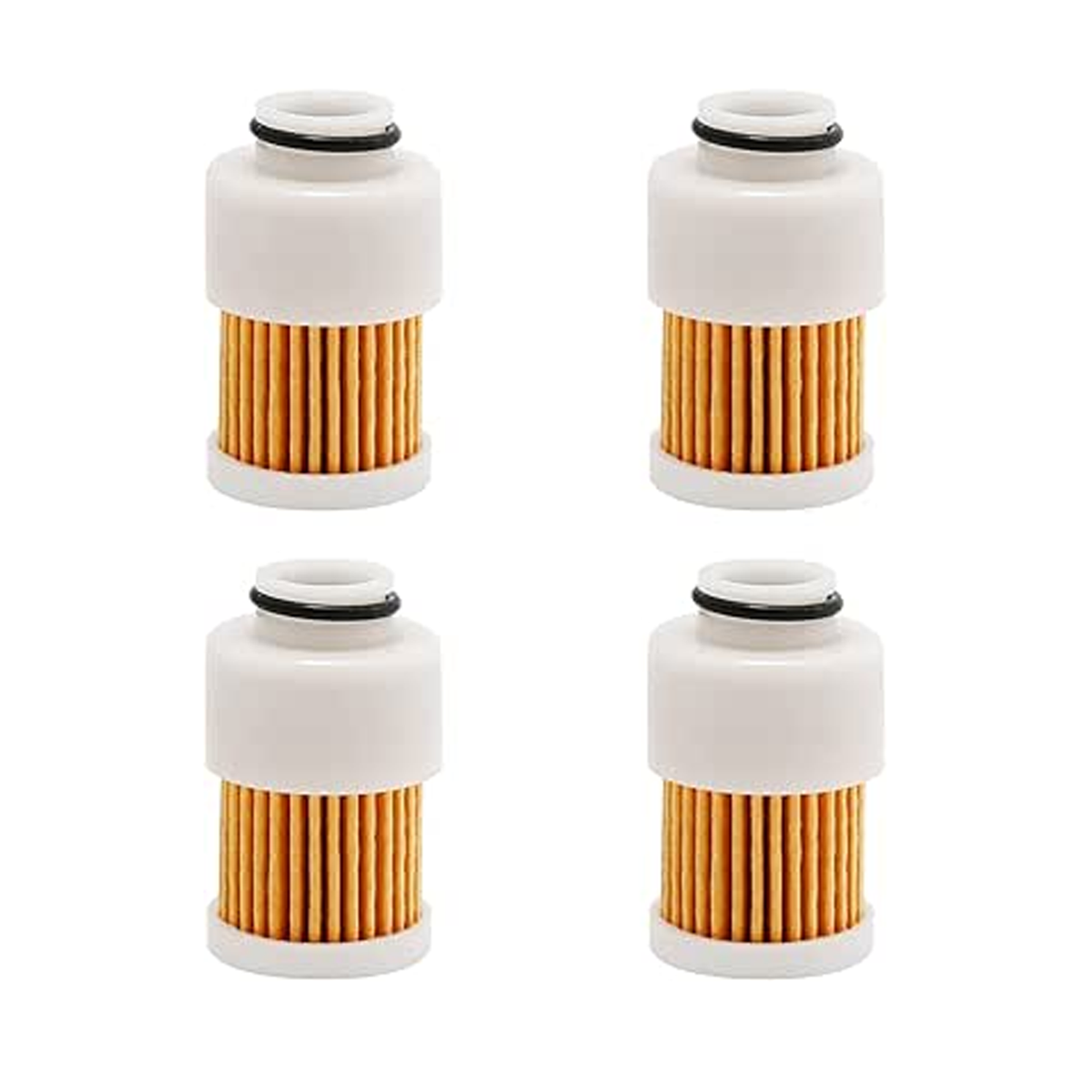 4 Pieces Fuel Filter 68V-24563-00-00 for Yamaha Mercury Outboard Engine 50HP 60HP 75HP 90HP 115HP 155HP - KUDUPARTS