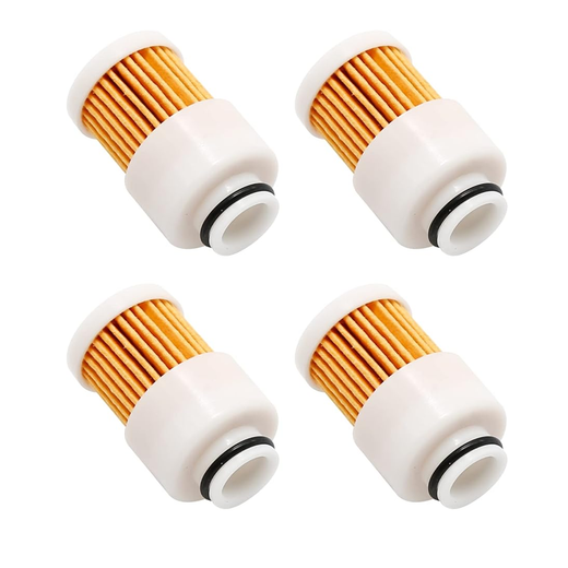 4 Pieces Fuel Filter 68V-24563-00-00 for Yamaha Mercury Outboard Engine 50HP 60HP 75HP 90HP 115HP 155HP - KUDUPARTS