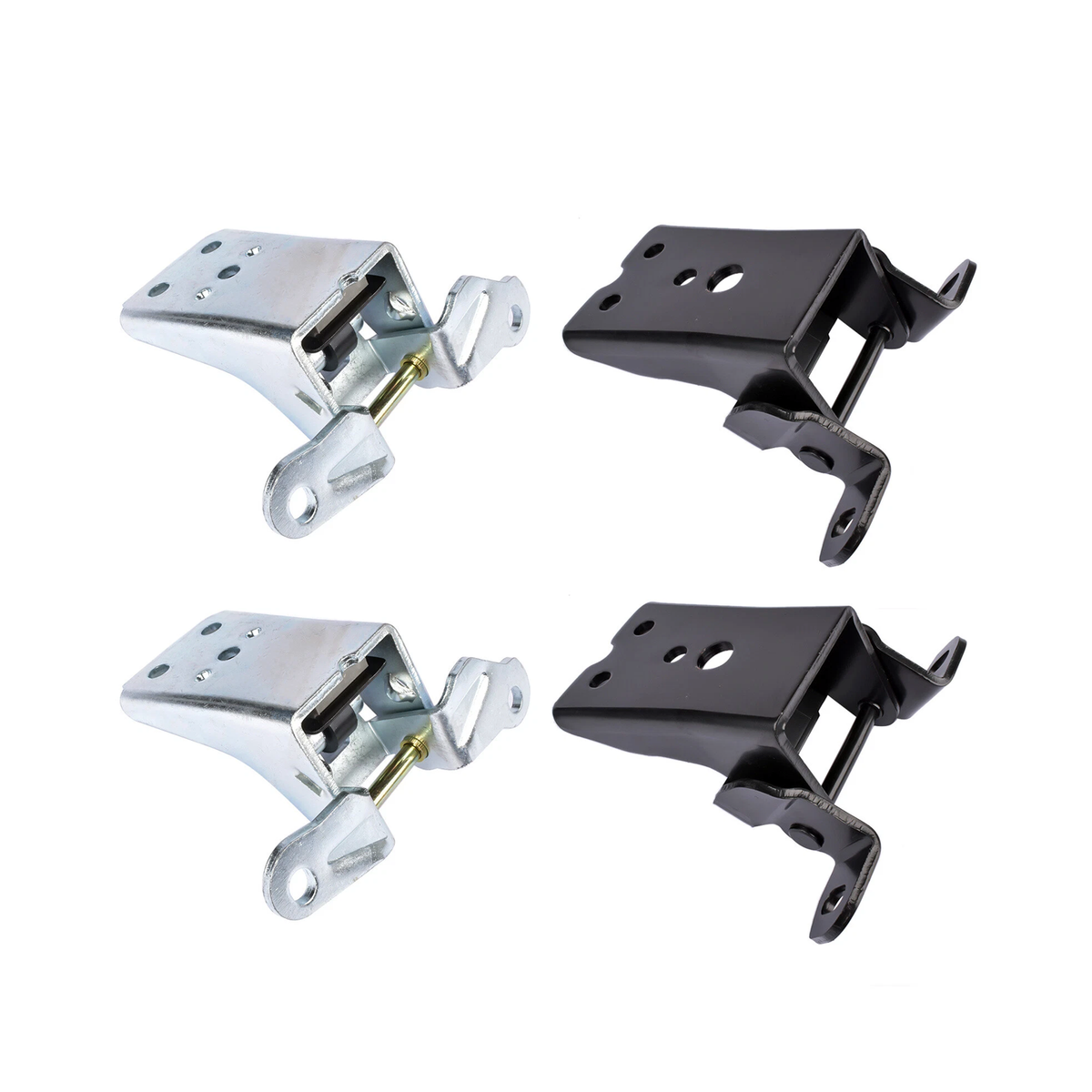 4 Pieces Upper & Lower Door Hinge 925-066 925-068 E8TZ1522810A for Ford F150 F-250 F-350 Granada Thunderbird Mercury Cougar Marquis - KUDUPARTS