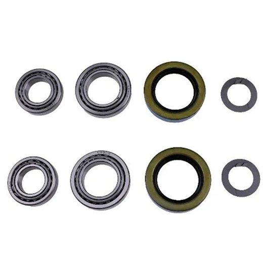 4 Sets of Trailer Hub Wheel Bearing Kit L44649 L44610 L68149 L68111 Gease Seals 171255TB (10-19) for 3500# EZ Lube Axles - KUDUPARTS