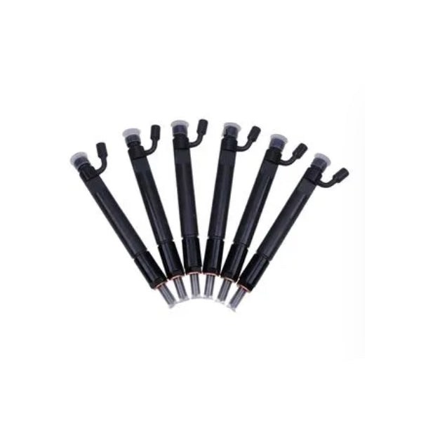 6Pcs Fuel Injector 4089277 3938431 for Cummins 6C8.3 ISC ISL Engine Hyundai HL760-9S Wheel Loader CASE 1850K New Holland DC180.B Dozer - KUDUPARTS