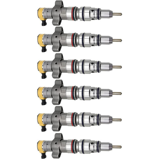 6 Pcs Fuel Injector 10R-7221 for Caterpillar CAT Engine C9 - KUDUPARTS