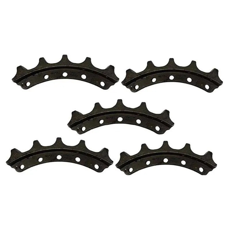 5 segmentos de rueda dentada T248743 para motores John Deere 6068, 6090 y 6136, excavadoras 750C, 750J, 755K, 850C, 850J y 850K