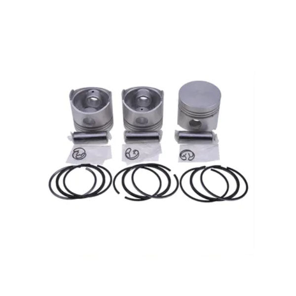 STD Piston Kit with Ring for Kubota Engine D750 D750B D750-B - KUDUPARTS