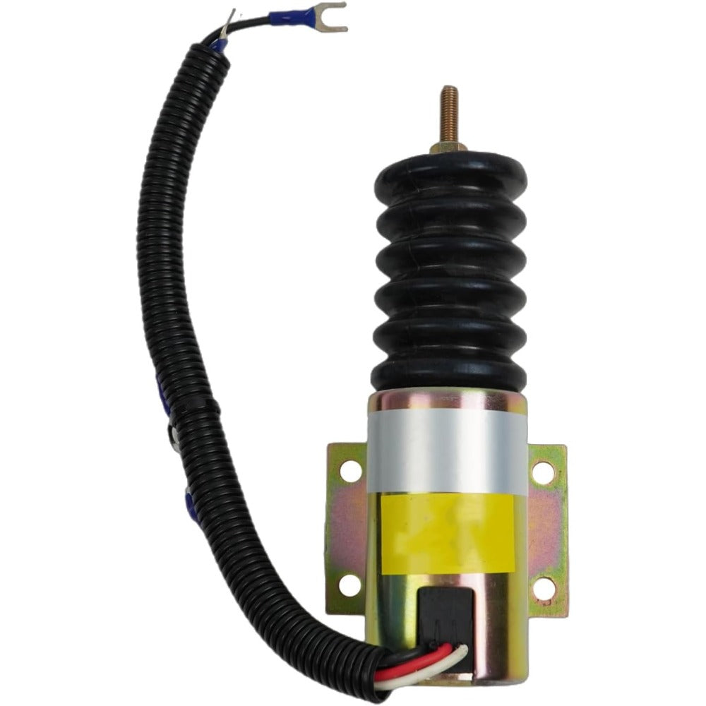 12V Throttle Solenoid 121615 121615GT for Genie S-60 S-65 S-80 S-85 Z-62/40 Z-80/60 Deutz BF4L-2011 TD2011-L04i Engine - KUDUPARTS