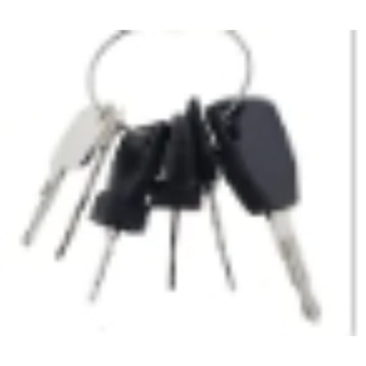 6 Pcs Ignition Keys for JCB New Holland Terex Ford CASE Heavy Equipment - KUDUPARTS