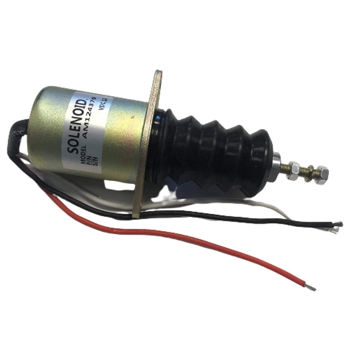 AM116779 Fuel Shut-off Solenoid With 3-Wire Connector for John Deere F1145 Mower - KUDUPARTS