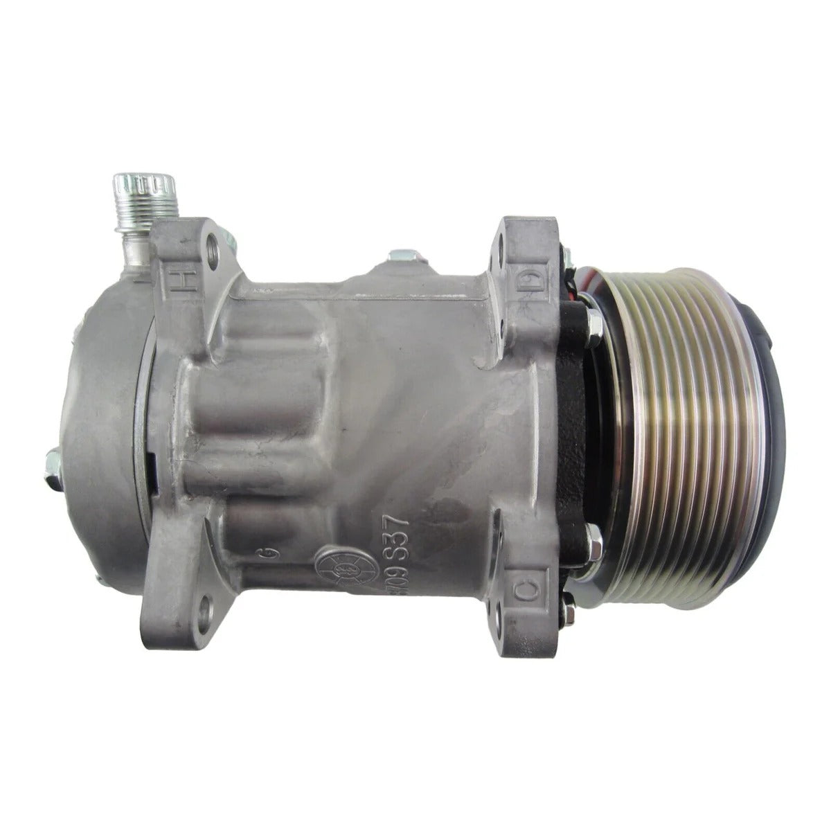 SD7H15 A/C Compressor 82016158 for Ford New Holland Tractor 8160 8340 8360 8560 TM115 TM120 TM125 TM130 TV140 TV145 - KUDUPARTS