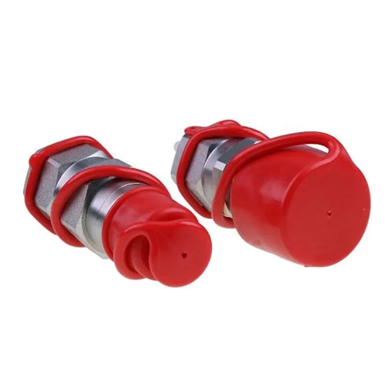 5/8" SAE Flat Face Coupler Set Hydraulic Quick Connect Fitting for Bobcat CAT CASE Volvo New Holland Thomas ASV - KUDUPARTS