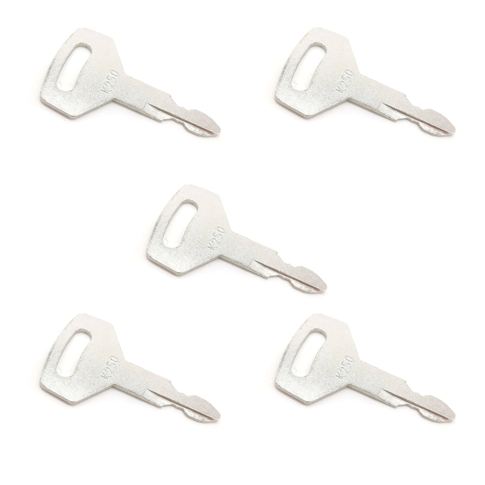 5 Case Kobelco Kawasaki New Holland Mini-Excavator Ignition Keys K250 Ships Free Ship to US - KUDUPARTS