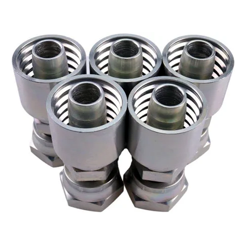 5PCS Hydraulic Hose Fitting With 3/4" Thread 1JS43-12-12 for Parker - KUDUPARTS
