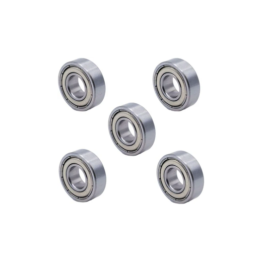 5PCS Shielded Radial Ball Bearing R8ZZ 1/2"x1-1/8"x5/16" - KUDUPARTS