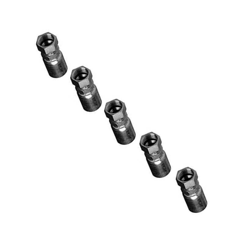 5 Pcs Hydraulic Hose Fitting 12U-612 for Parker - KUDUPARTS