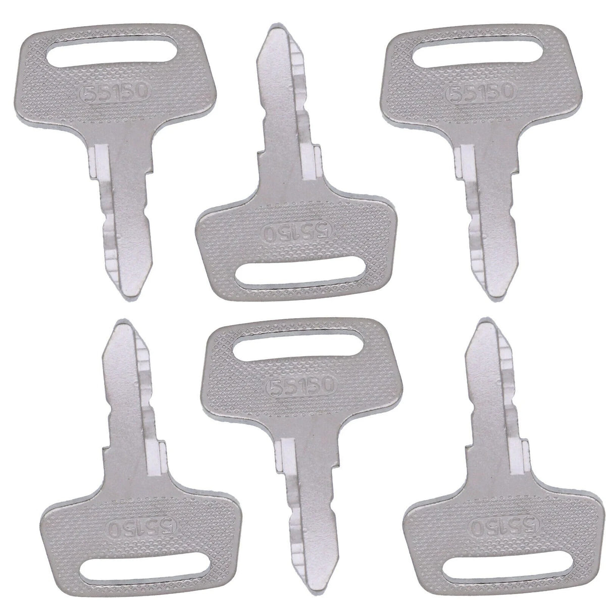 5Pcs Ignition Key 18510-63720 for Kubota Tractor M4900 M5700 M6800 M8200 M9000 - KUDUPARTS