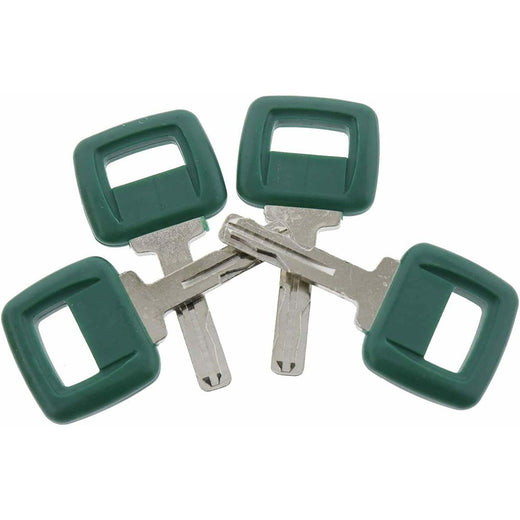 5 Pcs Key for Volvo Clark CASE John Deere Massey Ferguson Bobcat New Holland Heavy Equipment - KUDUPARTS