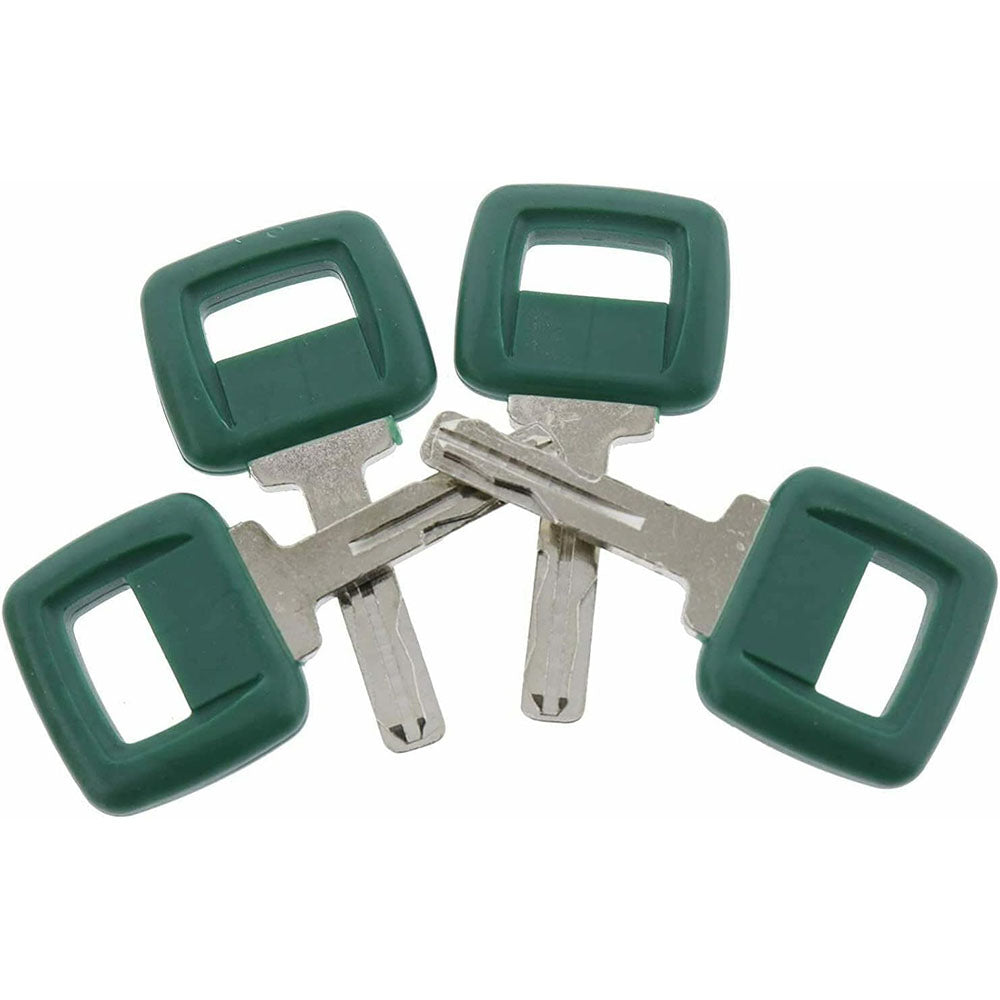 5 Pcs Key for Volvo Clark CASE John Deere Massey Ferguson Bobcat New Holland Heavy Equipment - KUDUPARTS