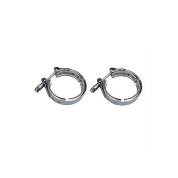 2Pcs V Band Clamp 3415547 for Cummins 6B5.9 6C8.3 B6.7 QSB6.7 QSB7 QSB8.3 QSB8.9 QSL9 - KUDUPARTS