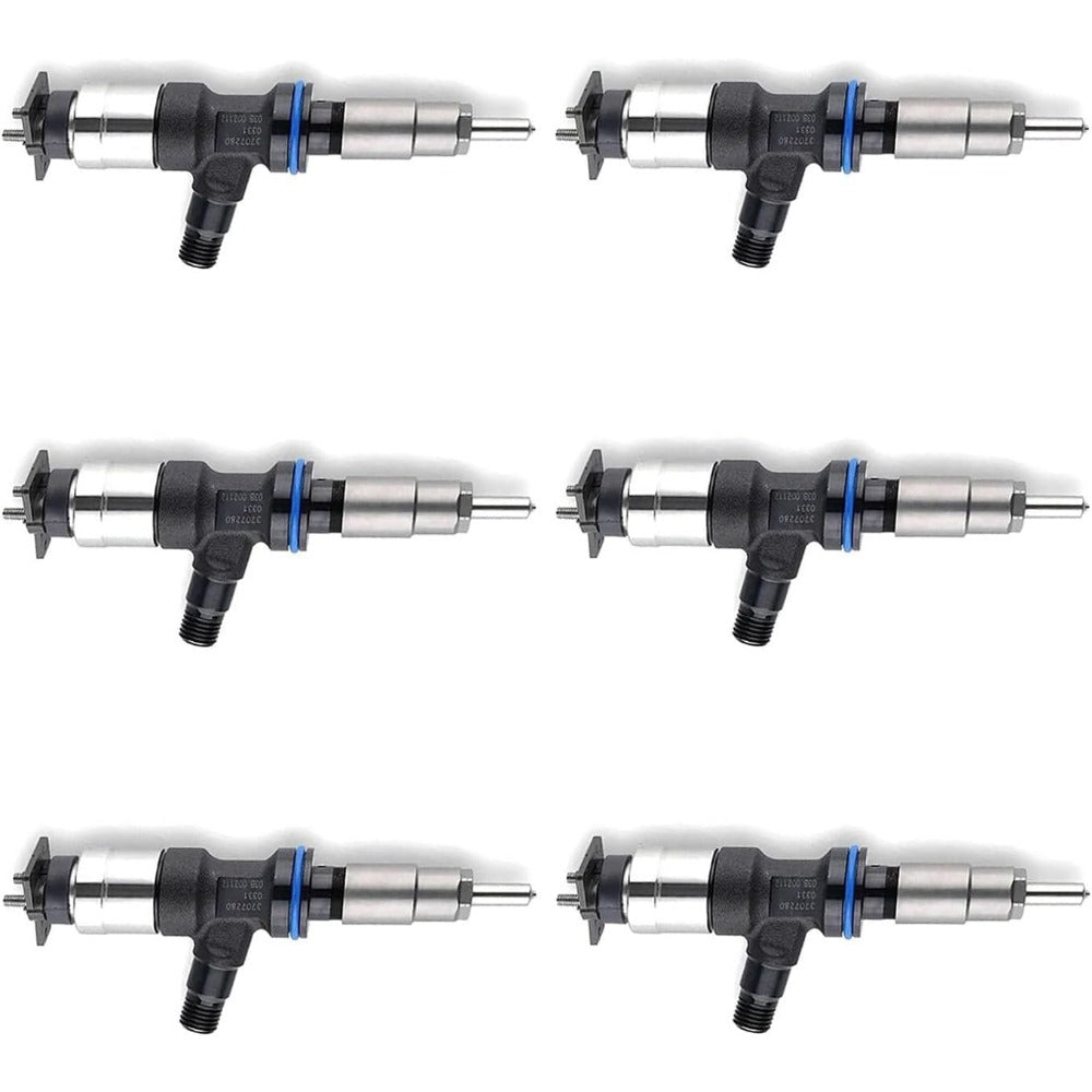 6 Pcs Fuel Injector 370-7281 for Caterpillar CAT Engine C7.1 Excavator 336 - KUDUPARTS