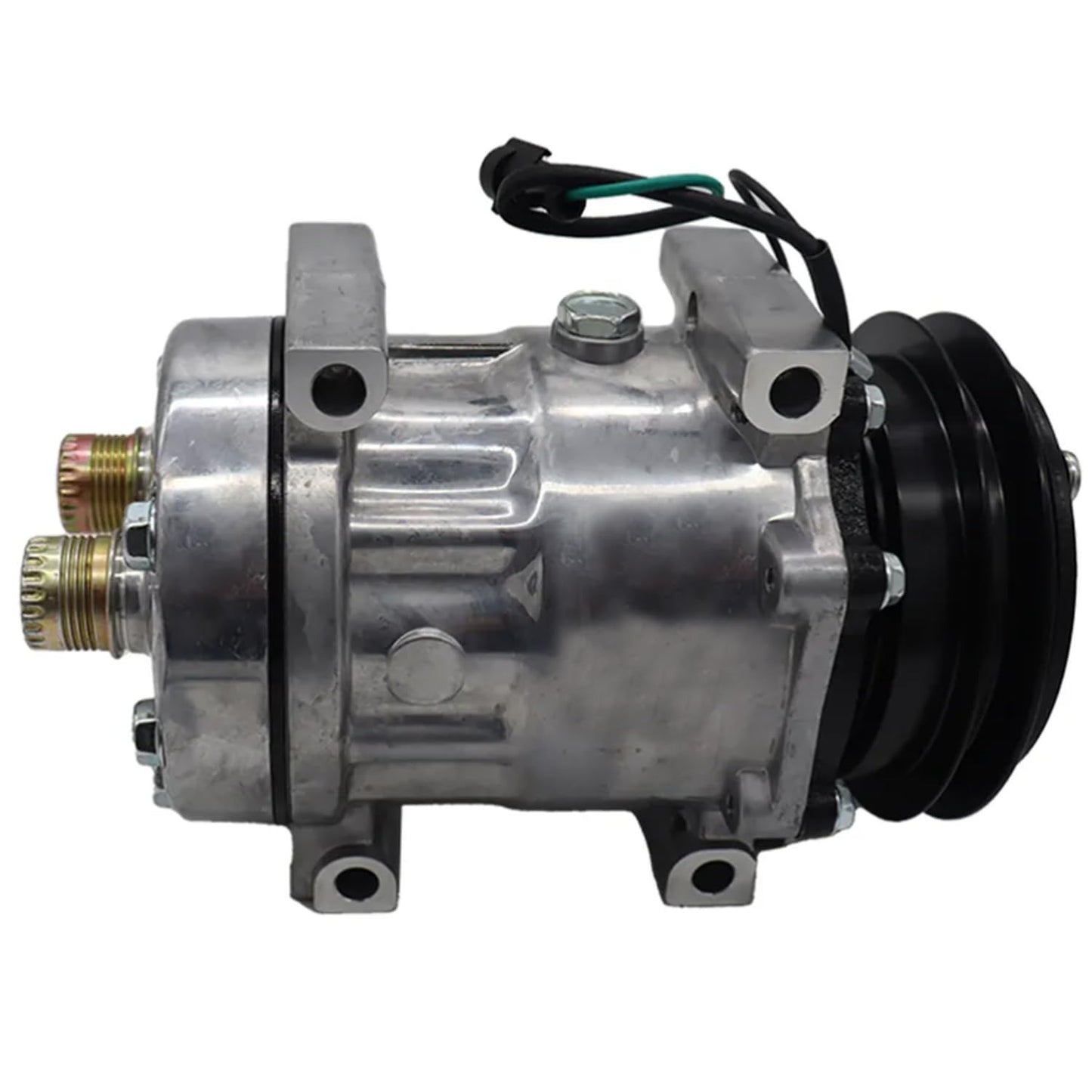 SD7H15 Air Conditioning Compressor 84159489 for Ford New Holland Telehandler LM415A LM425A LM425A LM435A LM445A - KUDUPARTS