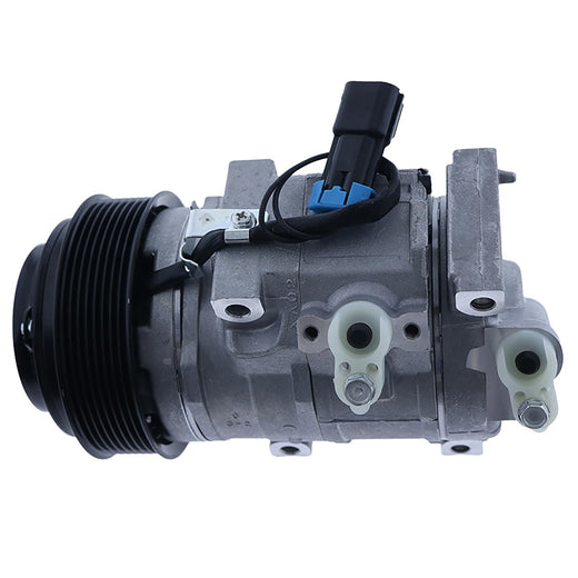 10SRE18C A/C Compressor AH236432 for John Deere Engine 6068 6090 Harvester 7280 7380 7480 8300 8400 8700 8800 9600 - KUDUPARTS