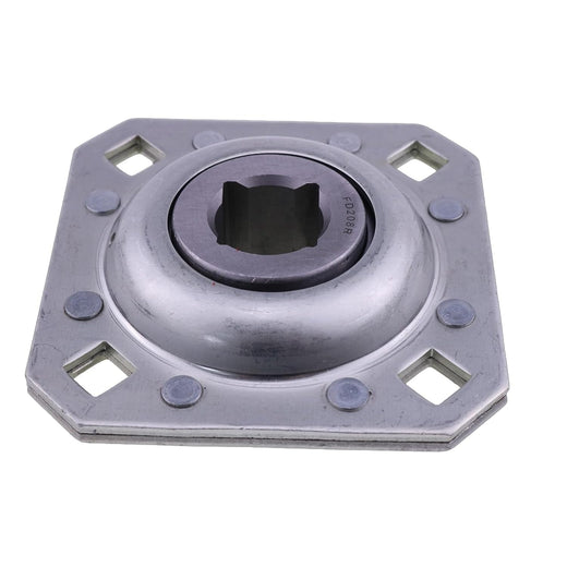 1-1/8" Square Disc Harrow Flange Bearing Unit FD208R1 ST208-1N Bolt Holes 0.531" x 0.529" for Farming - KUDUPARTS