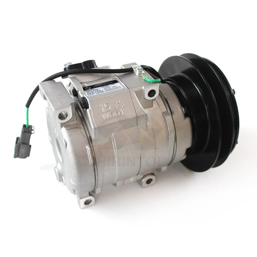 10S15C A/C Compressor 20Y-979-6121 for Komatsu Excavator PC1250-7 PC130-7 PC2000-8 PC220-7 - KUDUPARTS