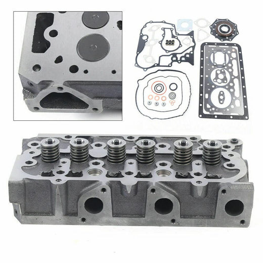 Cylinder Head Assy for Kubota D902 with Valves Spring +Full Gasket Kit - KUDUPARTS