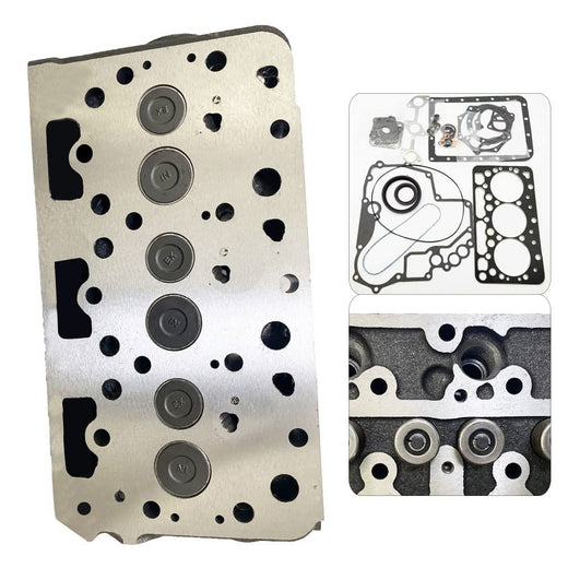 Complete Cylinder Head & Gasket D1105 for Kubota RTV1100 RTV1100CW9,RTV1140CPX Kubota Turn Mower Kubota Uitilty Vechilce Kubota Excavator Skid Steer Loader Tractor - KUDUPARTS