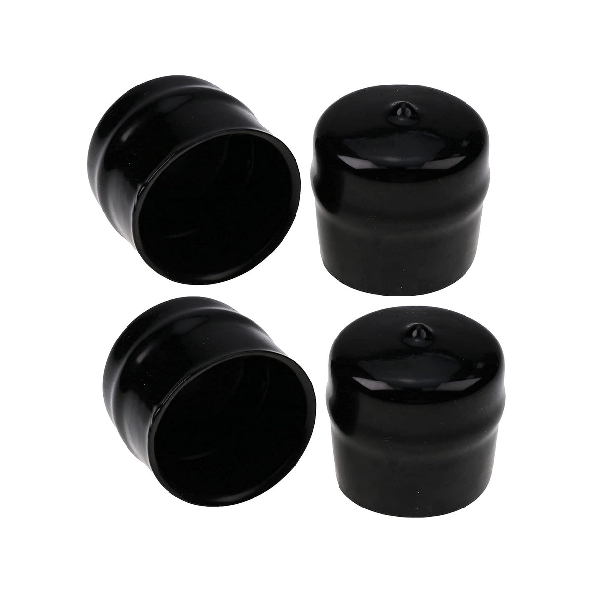4 Pcs Rubber Wheel Axle Hub Cap 532104757 532175039 104757X428 175139 for Husqvarna AYP Ariens Crafstman Weed Eater Poulan Lawn Mower Tractor - KUDUPARTS