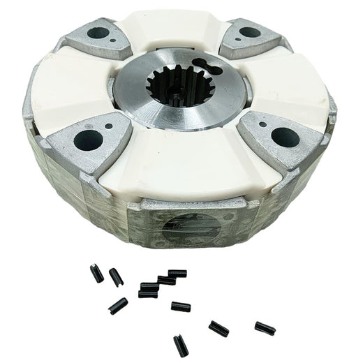 110H Coupling Assembly With Hub 4191663 for Hitachi Excavator EX300 EX300-5 EX300LC-3 EX310H-3C EX350K-5 EX370HD-5 ZX330 ZX350K - KUDUPARTS