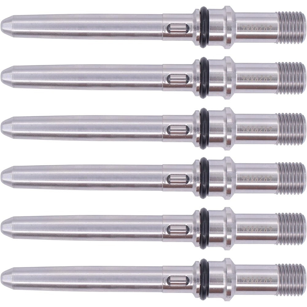 6Pcs Injector Connector Tubes 4929864 for Dodge Ram 2500 3500 4500 5500 Cummins Diesel 5.9L 6.7L - KUDUPARTS