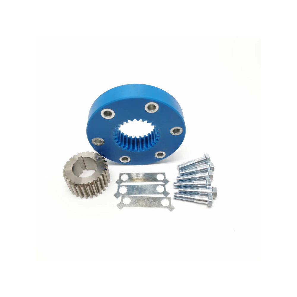 6 Bolt Coupling Compressor Drive Pulley Gear Assy 48-50005-00 for Carrier X2 1800 2100 2100A 2100R 2500A 2500R X4 7500 6600 - KUDUPARTS