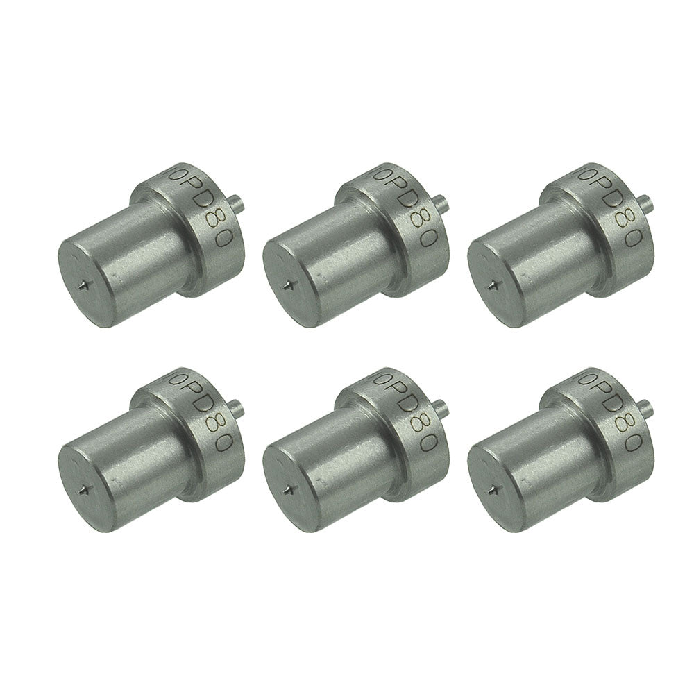 6 PCS Injector Nozzle 093400-5800 DN0PD80 for Kubota Engine D1403 D1503 D1703 V2003 V2203 - KUDUPARTS