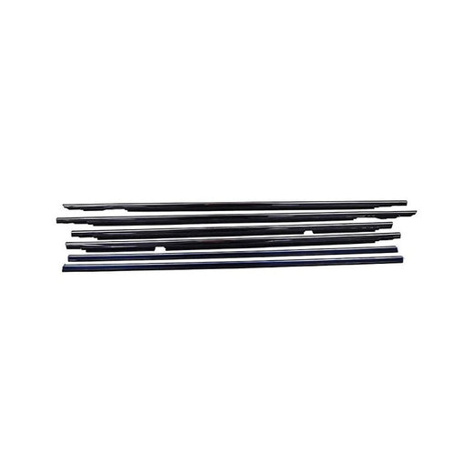 6 Pcs Door Belt Molding 75660-60020 75670-60020 for Toyota Land Cruiser Lexus LX450 1990-1999 - KUDUPARTS